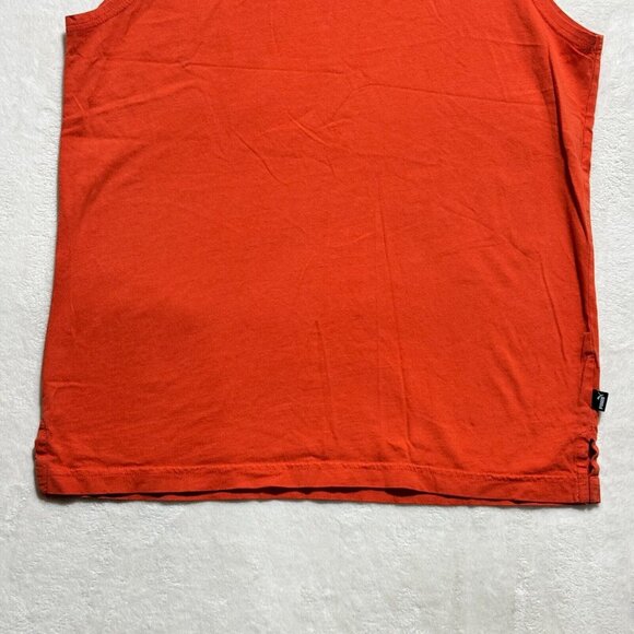 Puma Sleeveless Shirt Orange Crew Neck Men's Medium - Picture 4 of 11